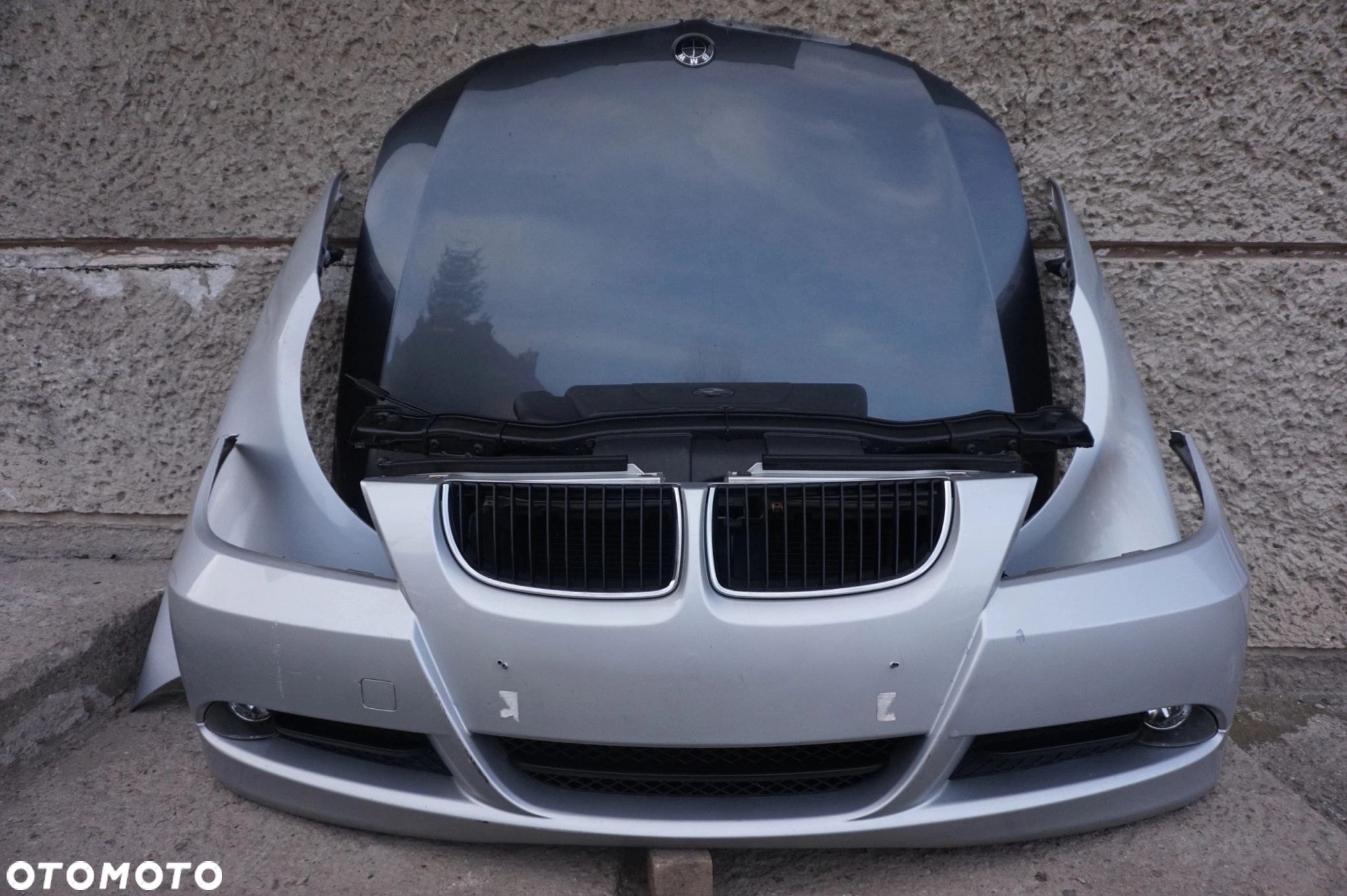 ZDERZAK MASKA BŁOTNIK KOMPLETNY PRZÓD BMW 3 E90 E91 - 2