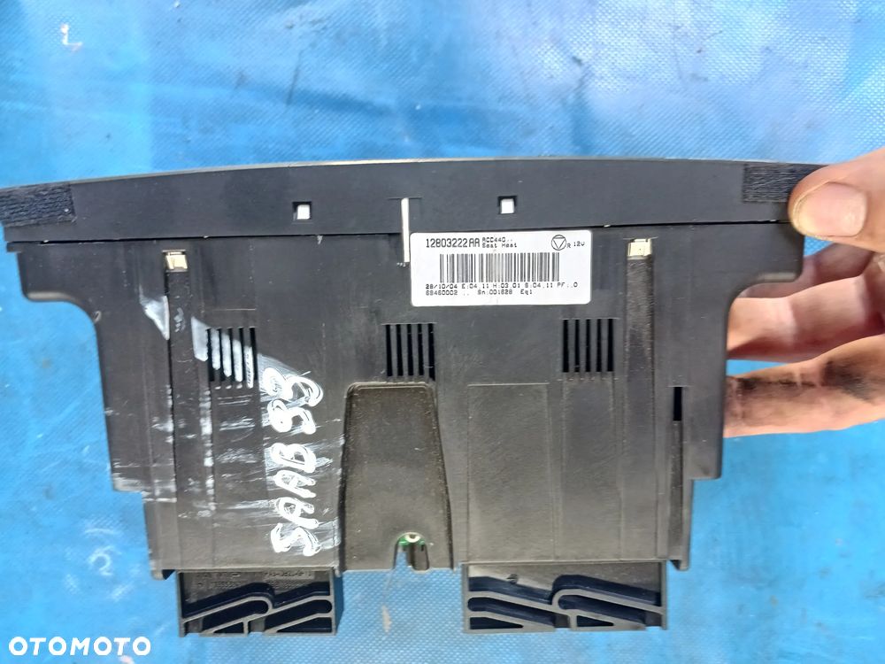Panel klimatyzacji nawiewu grzane fotele SAAB 93 9-3 05' EU 12803222AA - 2