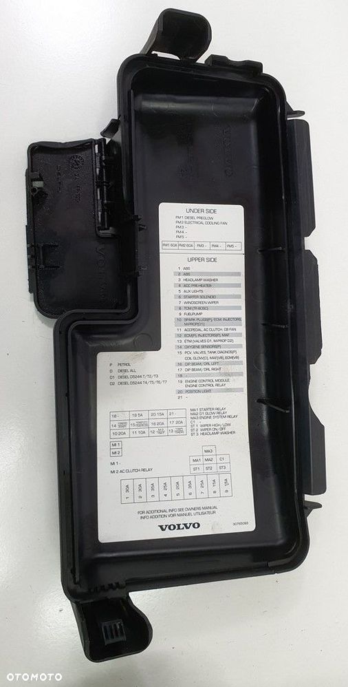 SKRZYNKA BEZPIECZNIKÓW VOLVO V70 II S60 30728132 - 5