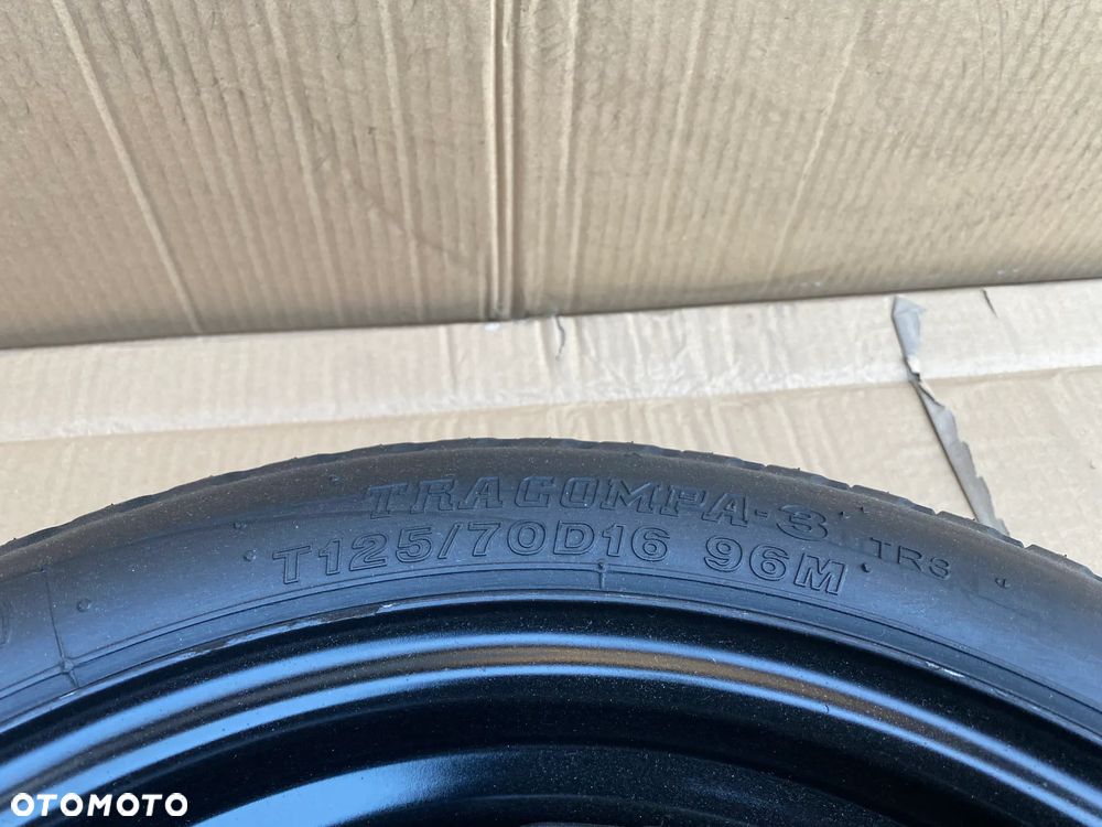 Koło dojazdowe dojazdówka 16  TOYOTA PRIUS III 3 PRIUS XW30  + ZESTAW szybka wysyłka - 5