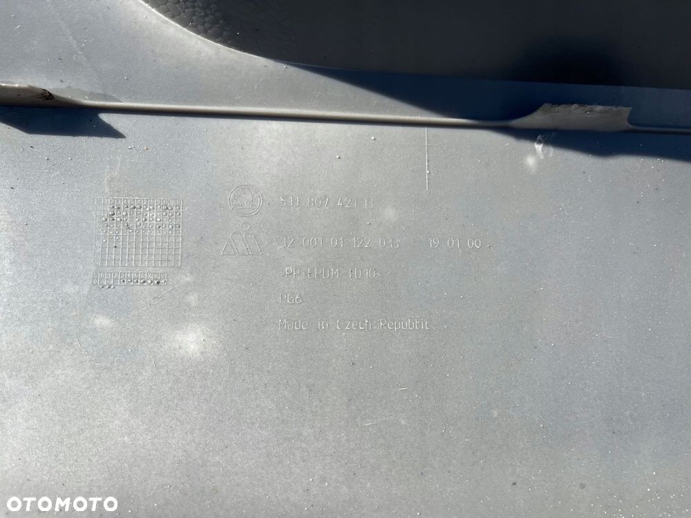 ZDERZAK TYŁ TYLNY SKODA RAPID SPACEBACK 5JJ HB - 5