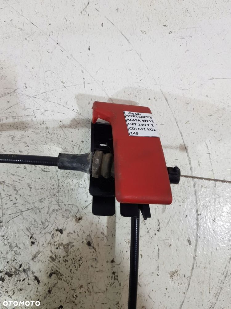 linka rączka otwierania maski a2048800900 mercedes e-klasa w212 lift eu - 2