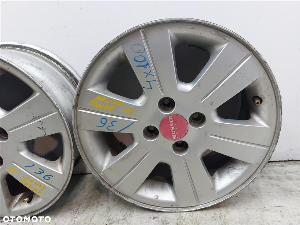 Alufelgi FELGI ALUMINIOWE Suzuki Swift  IV 2004-2010 6X15 4X100 4 SZT KPL - 6