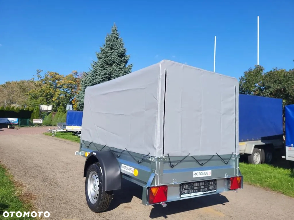 Neptun Przyczepa Neptun N7-202 202x114x30 ze stelażem i plandeką 80 cm 1 oś - 9