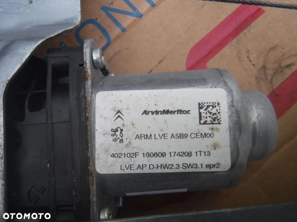 Peugeot Partner II Citroen Berlingo II mechanizm podnoszenia szyby przod 6pin 6 pin lewy prawy Europa - 4