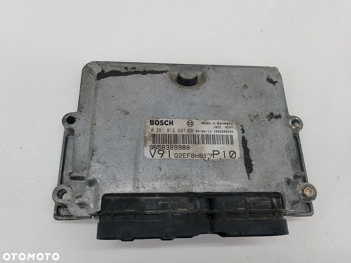 KOMPUTER, STEROWNIK FIAT DUCATO II 2.0 JTD 9658309980 0281012597 - 1