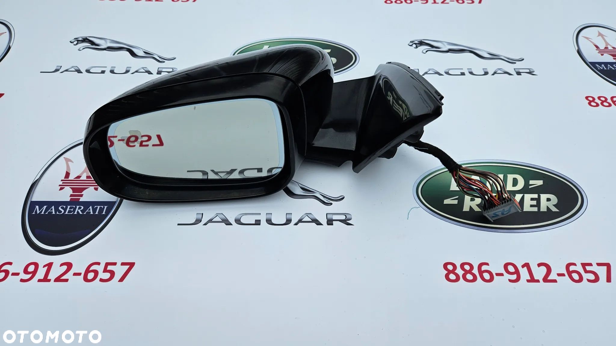 Jaguar XJ 351 2010-2015 Kompletne lusterko lewe Kierowcy USA KOLOR PEC 18 kabli - 1