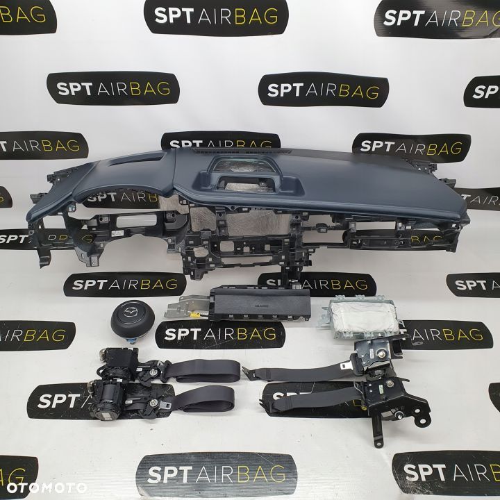 MAZDA CX30 DESKA ROZDZIELCZA KONSOLA KOKPIT PULPIT PODUSZKI AIRBAG AIR BAG PASY KIT SET - 1