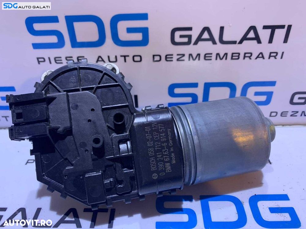 [L9164] Motoras Ansamblu Brat Brate Stergatoare Parbriz BMW Seria 3 E46 1998 - 2006 Cod 6914577 6763-6914577 0390241712 - 1