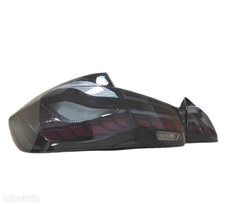 FAROLINS BMW F30 FULL LED LIGHT BAR OLED FUMADO - 3