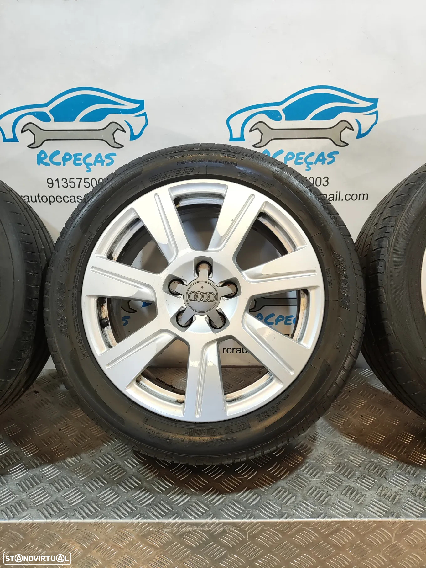 JANTES ORIGINAIS 17 AUDI 7,5J ET45 5X112 A6 C6 S6 A3 A4 B8 A8 TT - 5