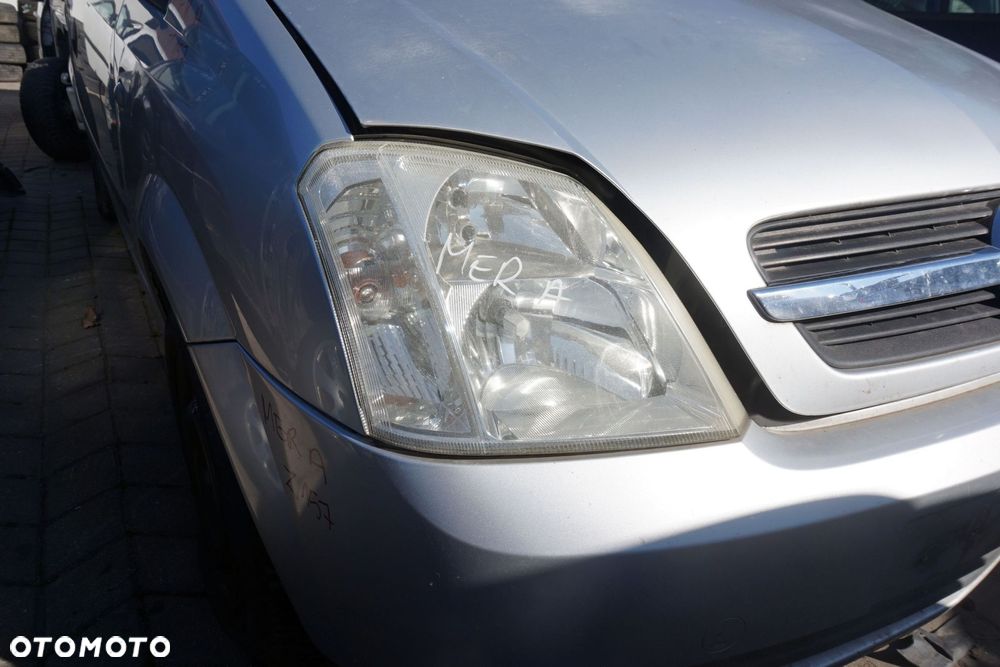 MASKA ZDERZAK BŁOTNIKI LAMPY MERIVA A Z157  OPEL 2003-2005 SREBRNY PRZÓD KOMPLETNY - 19