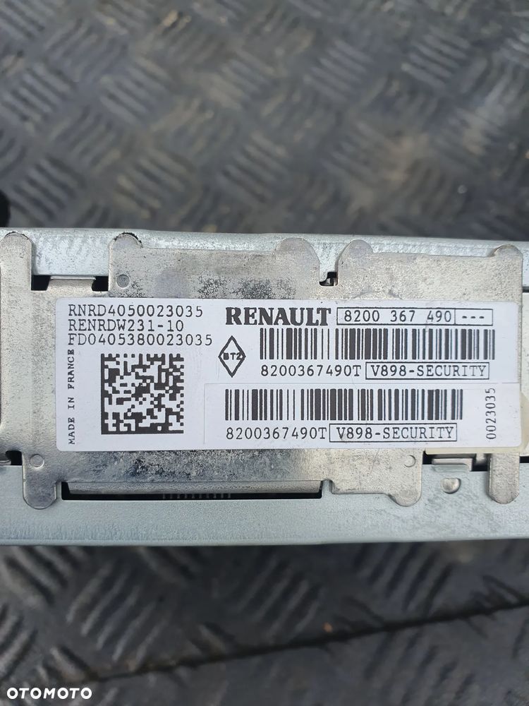 Renault Scenic II - Grand scenic II Stacja multimedialna 8200367490 RADIO SAMOCHODOWE - 3