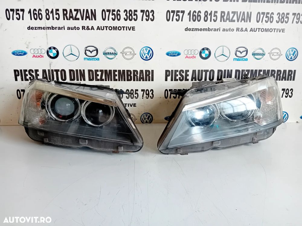Faruri Far Stanga Dreapta Bmw X3 F25 Bi-Xenon Bi Xenon Complete Volan Stanga 7217294 7217293 - 1