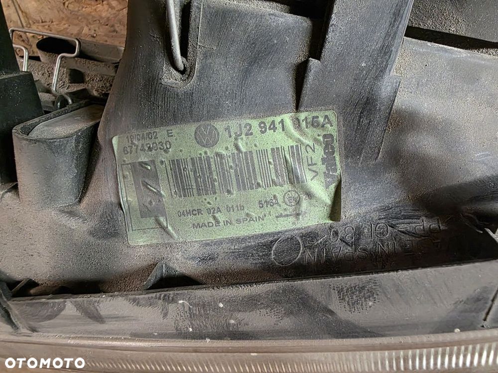 VOLKSWAGEN GOLF IV REFLEKTOR LAMPA LEWA PRZEDNIA ANGLIK  1J2941015A - 4