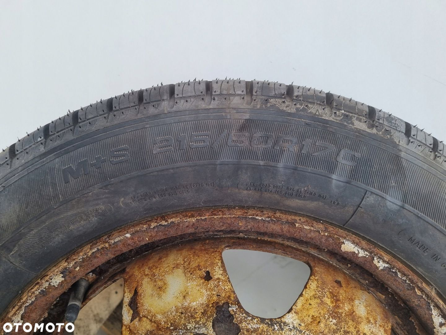 VW Transporter T5 KOŁO ZAPASOWE Zapas 215/60 R17C 7J5601027 - 9