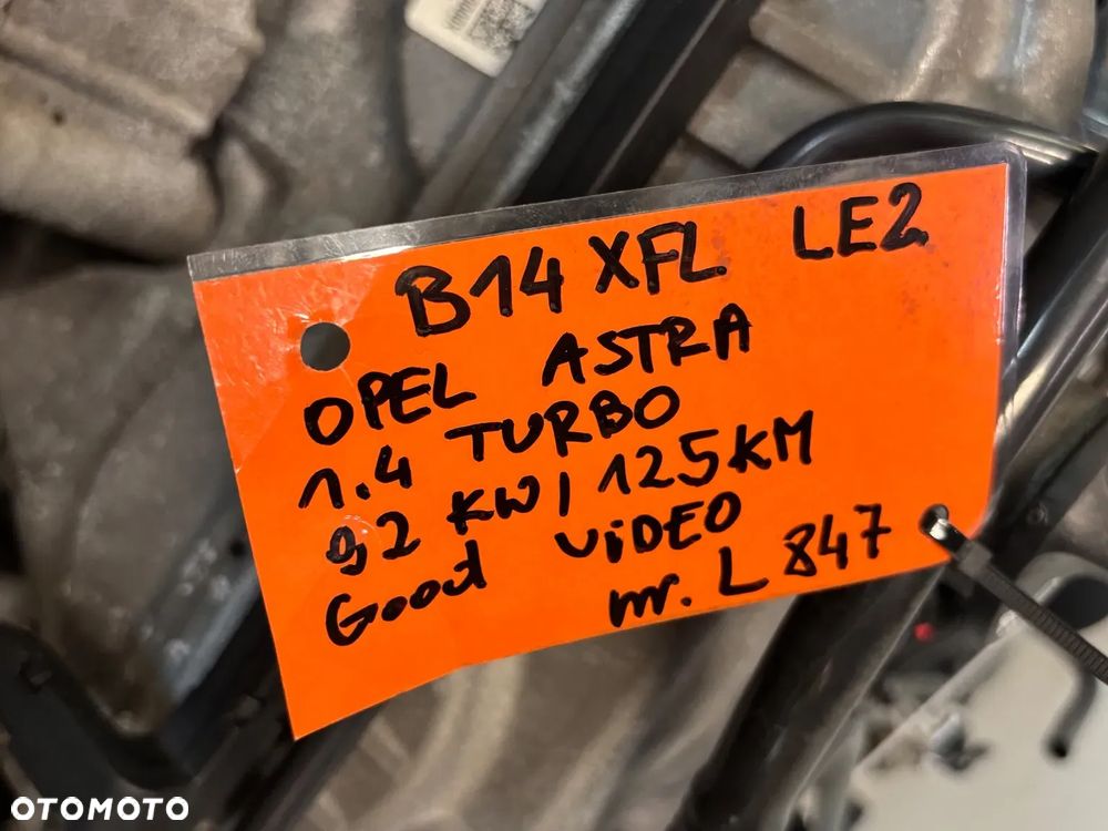 Silnik KOMPLETNY Opel Astra Mokka 1.4 T turbo B14xfl LE2 film video 90 tys - 4