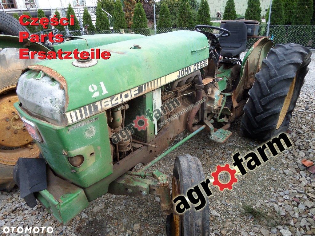 John Deere 1640 części, skrzynia biegów, silnik - 1