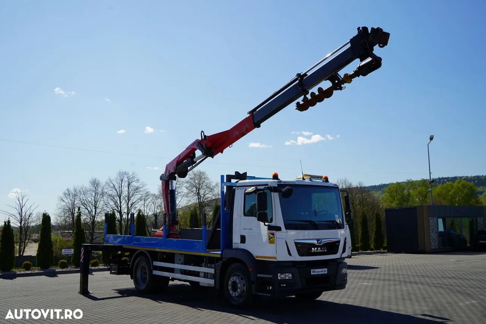 MAN TGM 15 .290 / HDS HC 190 + FORATOR 2 mb / FORMAT / RADIO CONTROL / EURO 6 / MANUAL / 2019 - 18