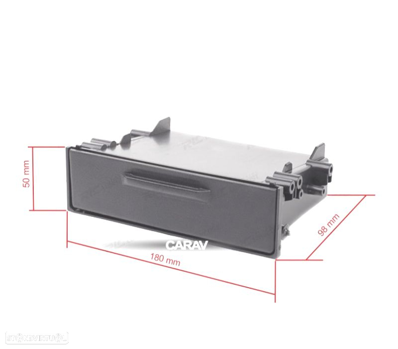 CAIXA DE ARMAZENAMENTO COM TAMPA PARA RADIO 1-DIN UNIVERSAL POCKET 180*50*98 MM - 2