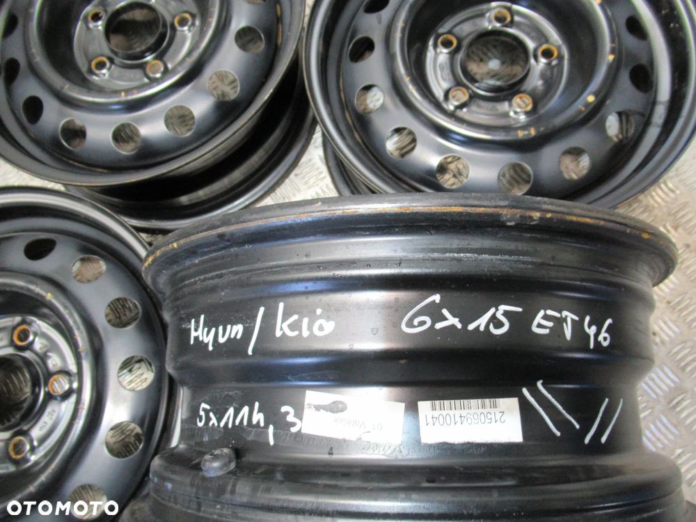 Felgi Hyundai I30 IX20 Kia Ceed Soul Venga 6Jx15 et46 5x114,3 - 6