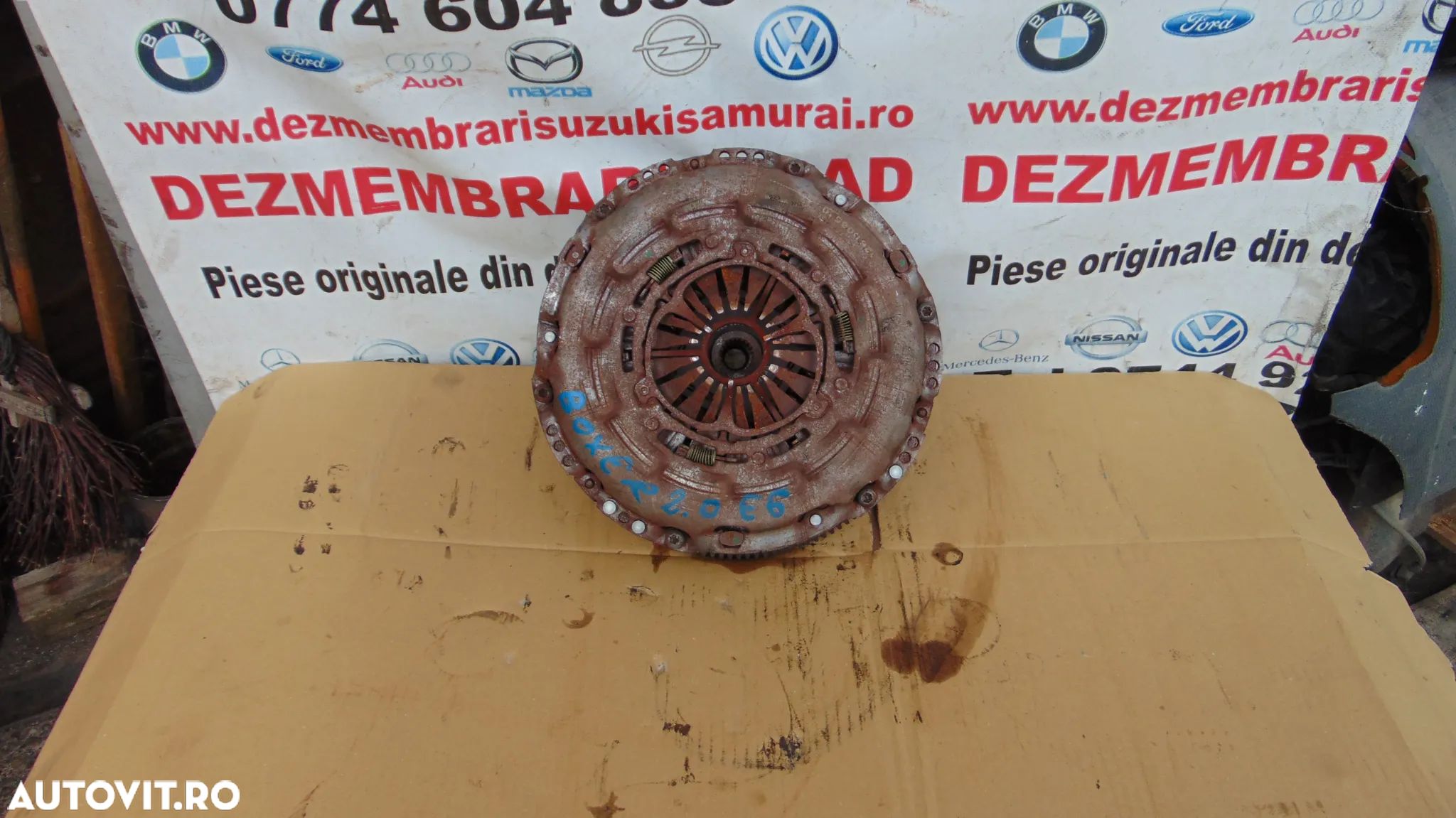 Volanta Peugeot Boxer 2.0 euro 6 Citroen jumper 2.0 euro 6 placa presiune disc ambreiaj volanta dez - 1