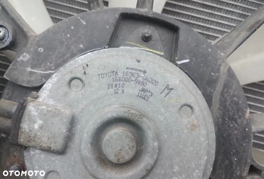 TOYOTA COROLLA E16 12-19 r. 1,4 D4D 90 KM PAS PRZEDNI WZMOCNIENIE CHŁODNICE WENTYLATOR + - 11
