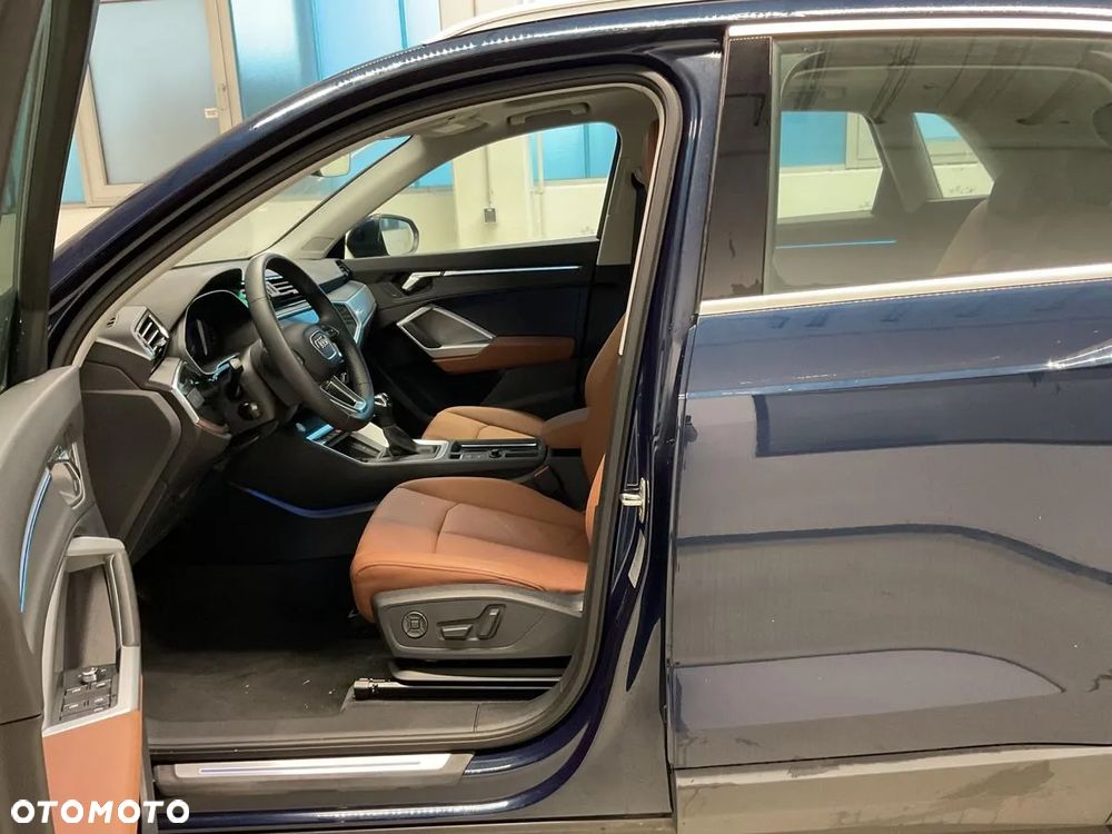 Audi Q3 83A kompletny środek Fotel fotele kanapa skóra boczki brązowe 32km - 29