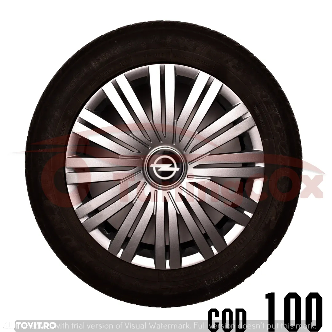 Capace roti OPEL R13 La set de 4 buc,Capace janata aliaj - 2