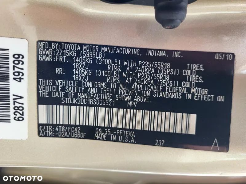 Toyota Sienna 3.5 V6 SE - 38