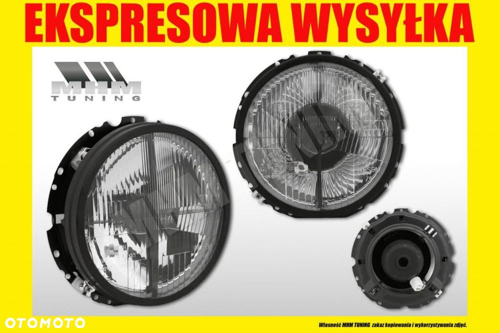 reflektor lampa kpl vw golf i krzyz wesem tuning - 2