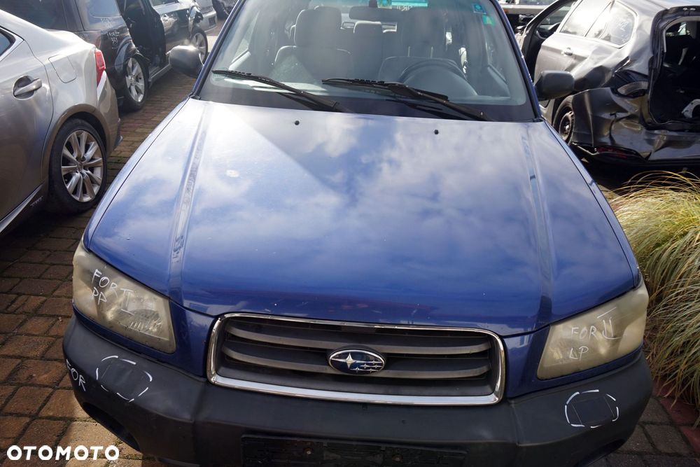 MASKA ZDERZAK BŁOTNIKI LAMPY FORESTER II SG 2J2  SUBARU 2002-2006 NIEBIESKI PRZÓD KOMPLETNY - 2