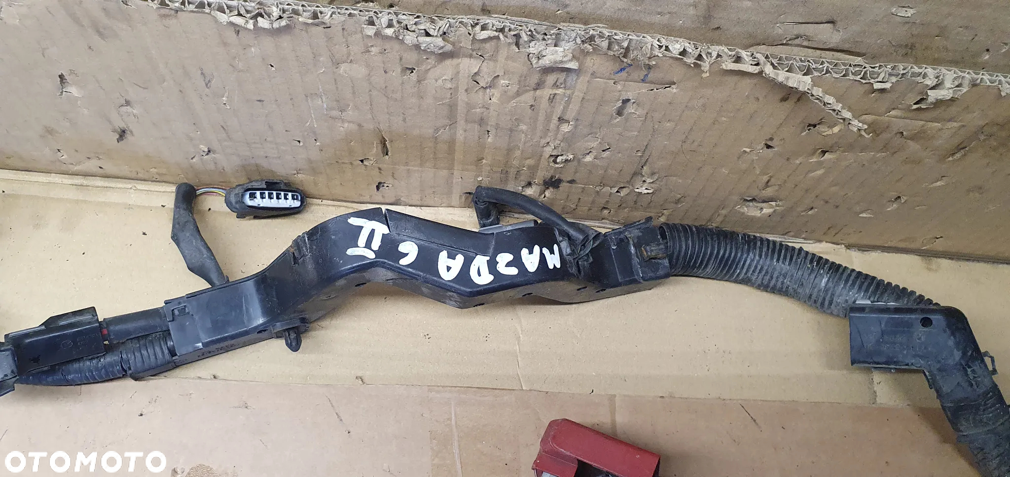 Instalacja klema plusowa wiązka kable Mazda 6 II - 7