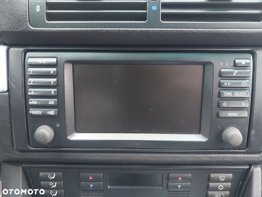 Konsola kokpit BMW 5 E39 Lift Deska rozdzielcza panel schowek radio Navi klimatyzacja dekory zegary 3.0 M57 ramka tunel uchwyt cupholder - 4