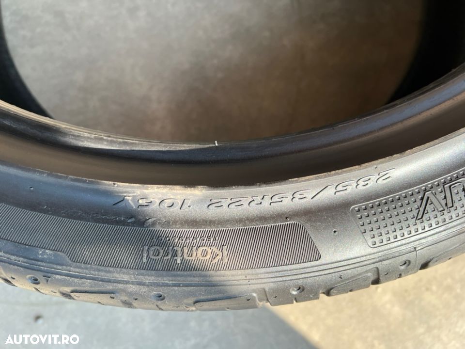 vand 4 anvelope 285/35/22 hankook de vară la 6,5mm - 6
