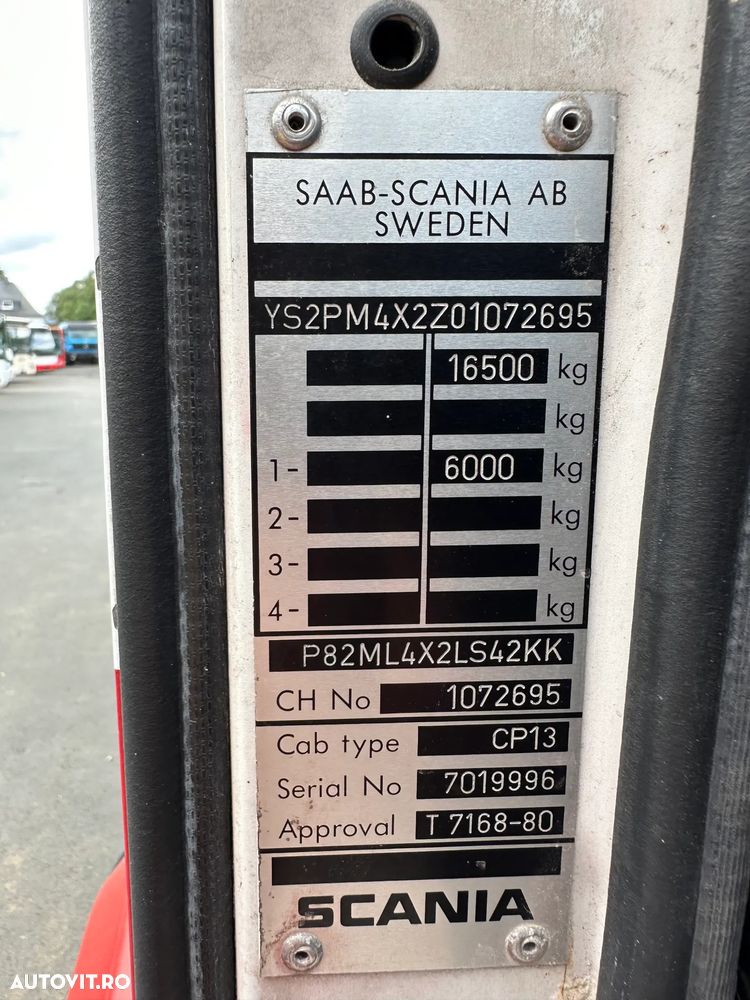 Scania P82 M 4x2 L | Mașină de pompieri | Rezervor 3.000 L - 11