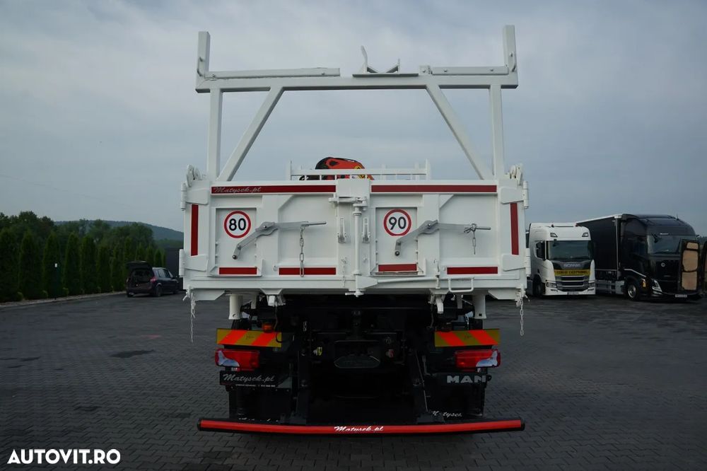 MAN TGS 26.440 / 6x4 / CAMION BASCULANTE / HIDROBID / BORDMATIC + PALFINGER PK 33002-EH / AUTOMAT / PILOT / EURO 5 - 20