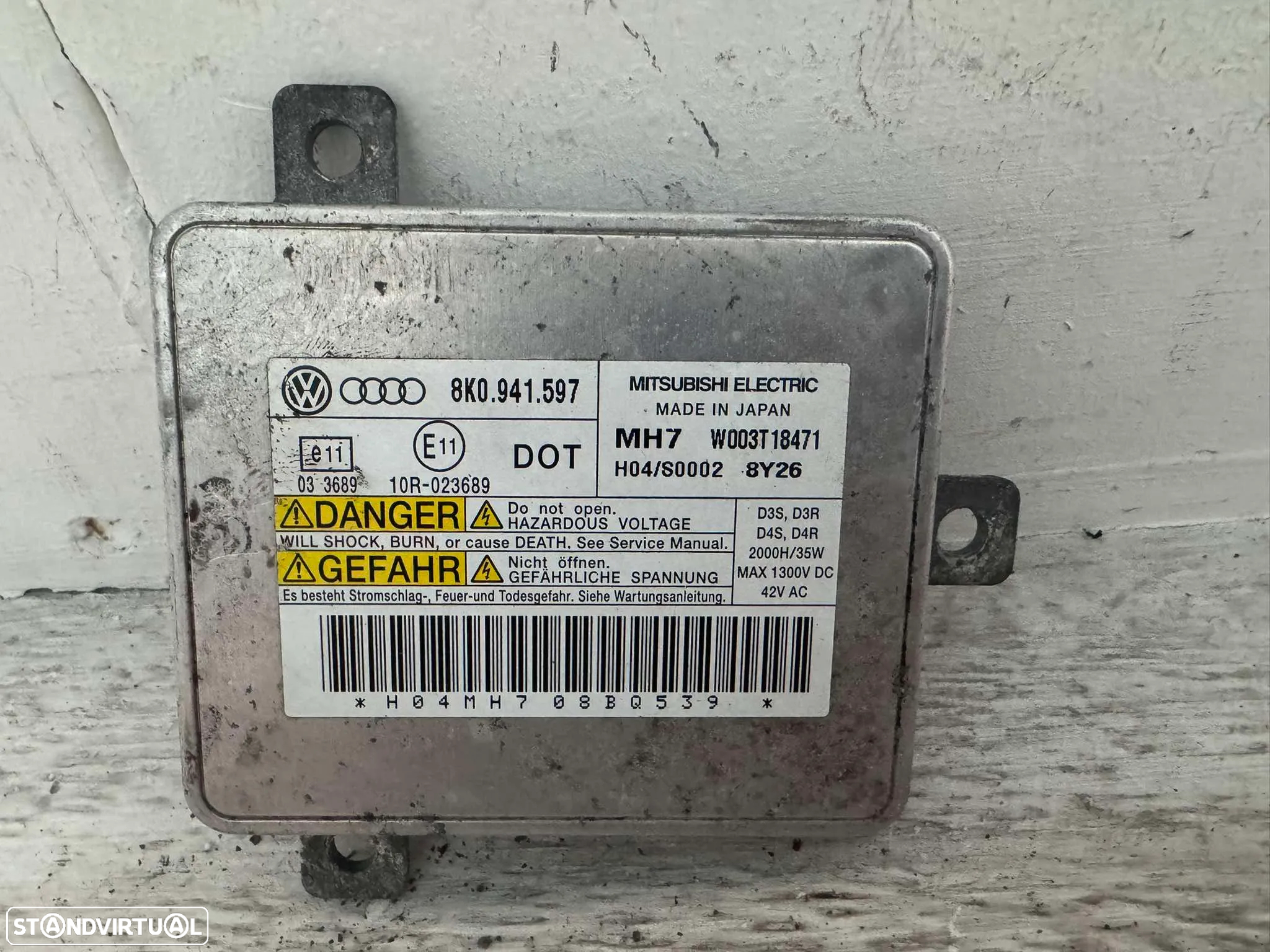 Balastro do Farol Xénon Audi Q5 / Q7 / A5 / A4 / A3 - 2008 / 2012 - 2