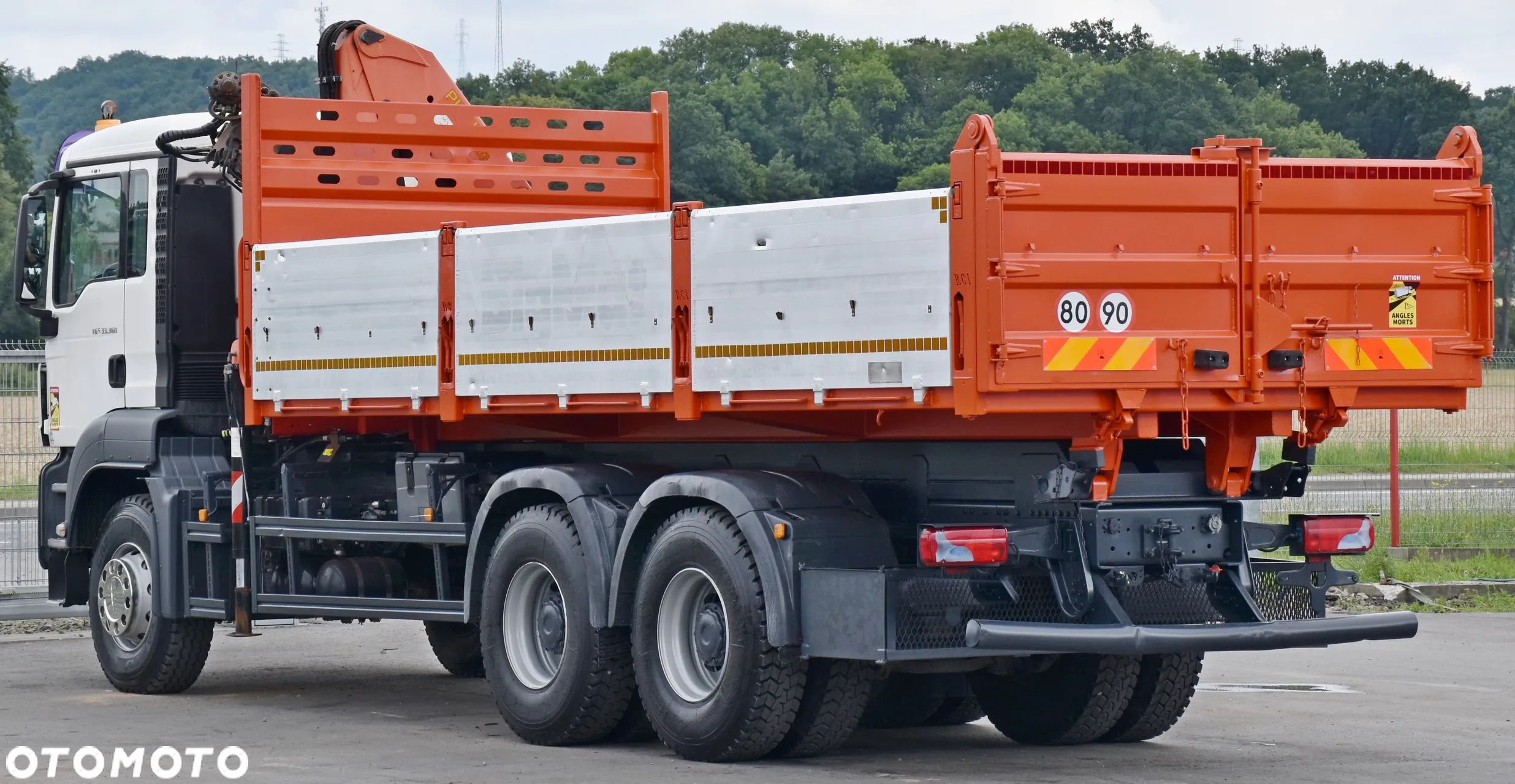 MAN TGS 33.360 * WYWROTKA 6,40 m + PK 15500 / 6x4 * STAN BDB - 7