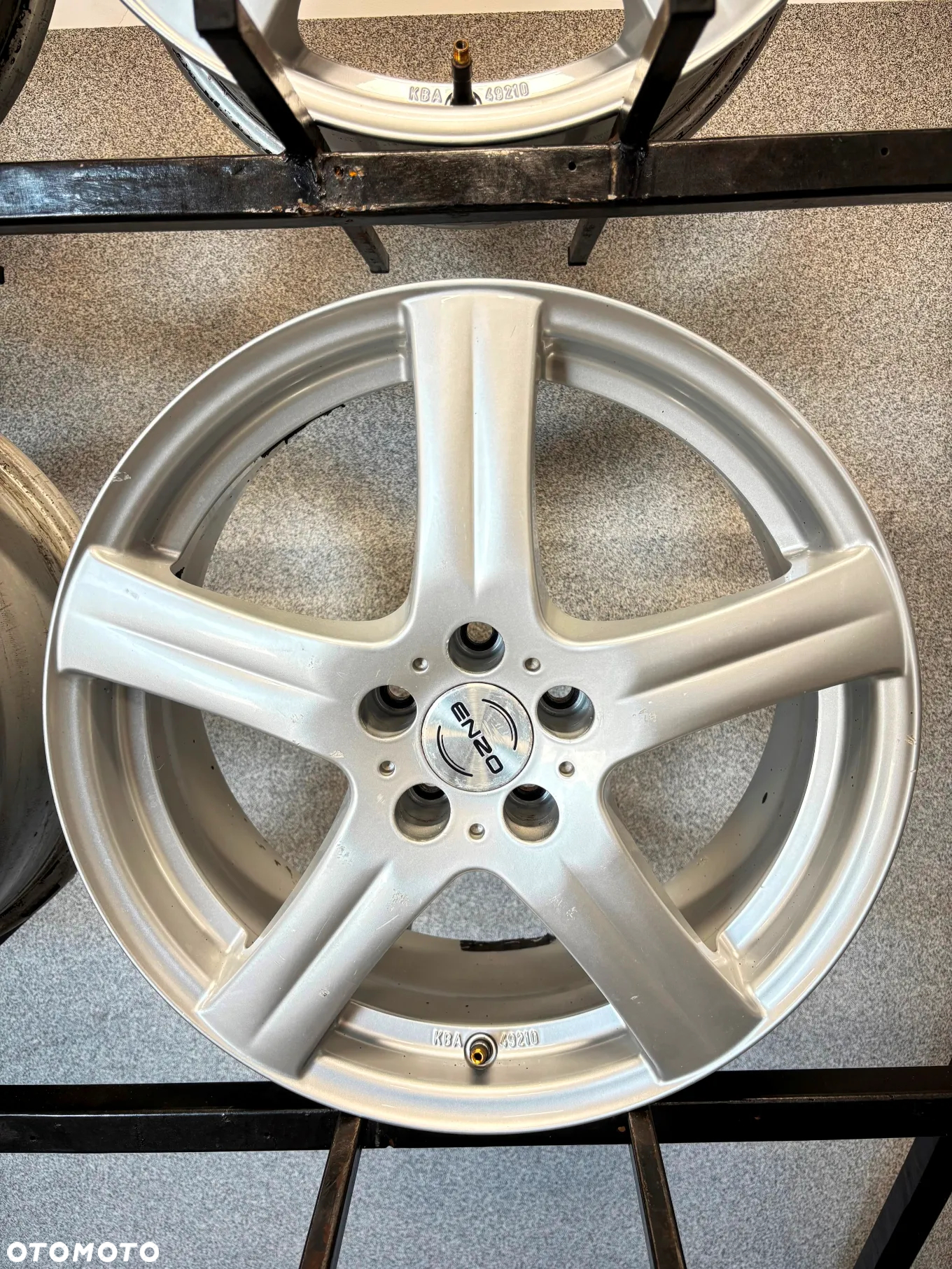 4 FELGI ALU. TOYOTA PRIUS,SUBARU FORESTER, VW GOLF 4  17'' 7J ET38 ENZO GERMANY - 11