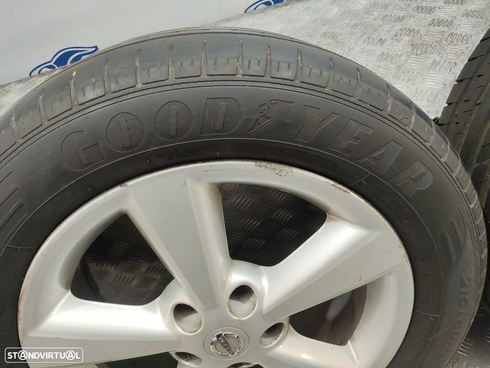 Conjunto de jantes 17 Nissan Qashqai J10 6,5J ET40 5x114,3 Original - 8