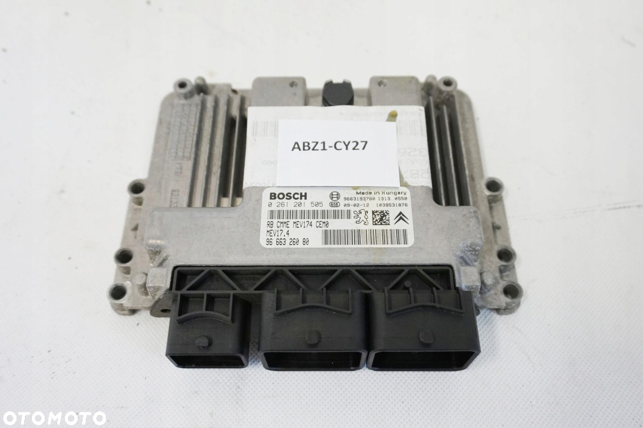 STEROWNIK PEUGEOT 3008 1.6VTI 9666326080 - 1