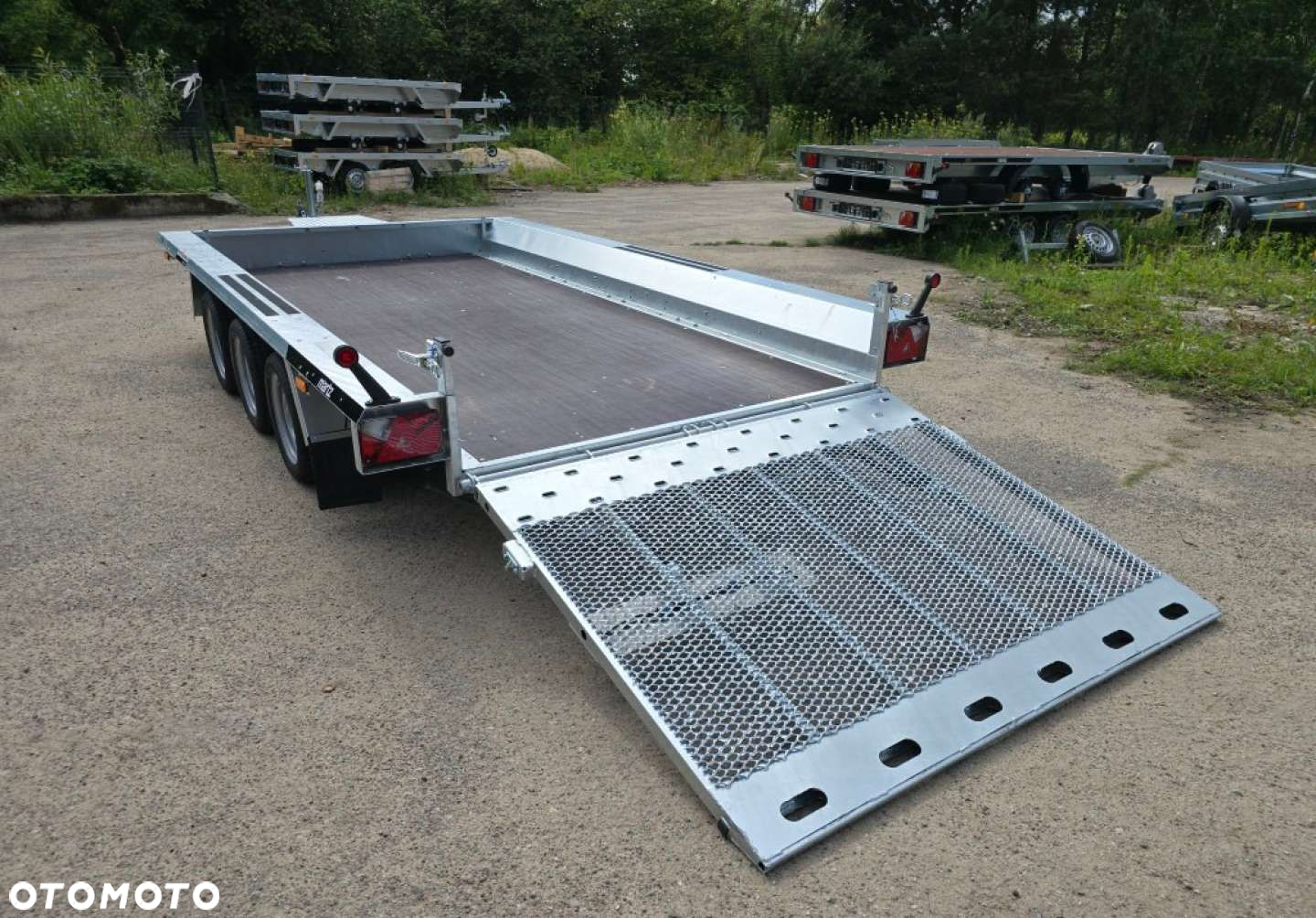 Martz Przyczepa do przewozu minikoparki Martz Bau 3 3500 kg 400 x 183 cm - 9