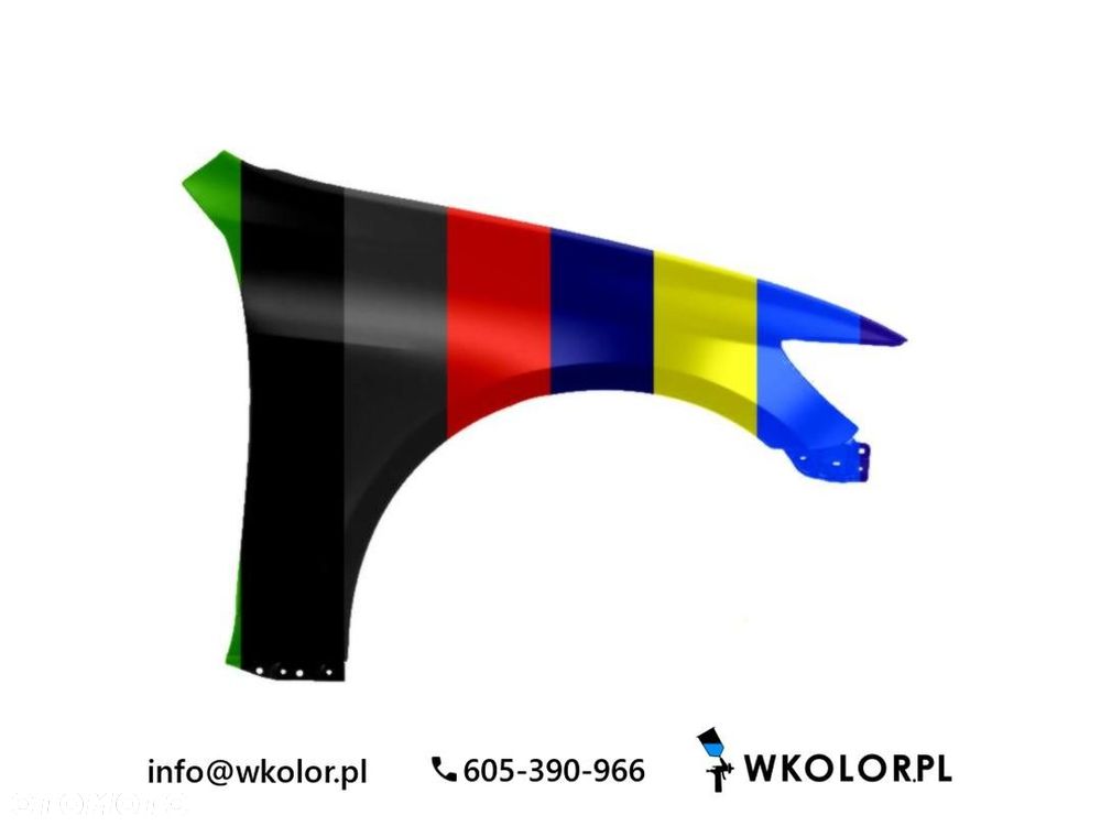 NOWY BŁOTNIK LEXUS GS 2007-2011 LAKIEROWANY W KOLOR - 1