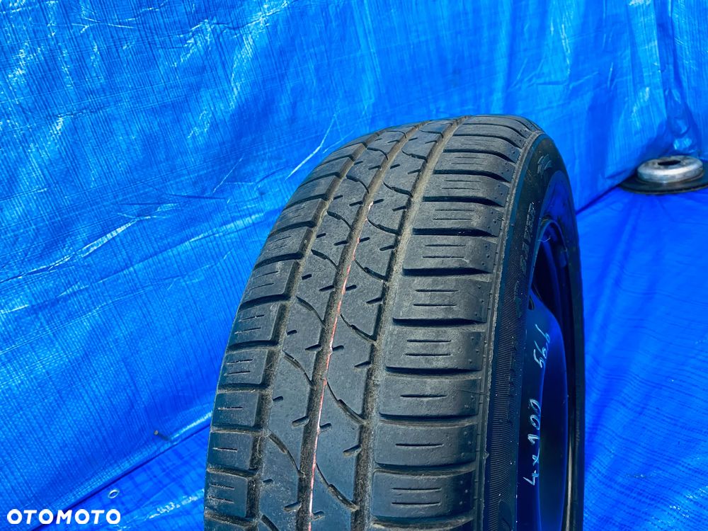 KOŁO ZAPASOWE DOJAZDOWE FELGA STALOWA 6J X 15" 4x100  56,6MM  ET 49 ; OPEL 2150143 ; OPONA 195/60R15 ; OPEL OE Astra G ; Astra H ; Corsa C, D, E ; Vectra B ; Meriva A - 5