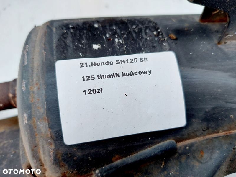 honda sh125 sh 125 tłumik końcowy wydech - 2