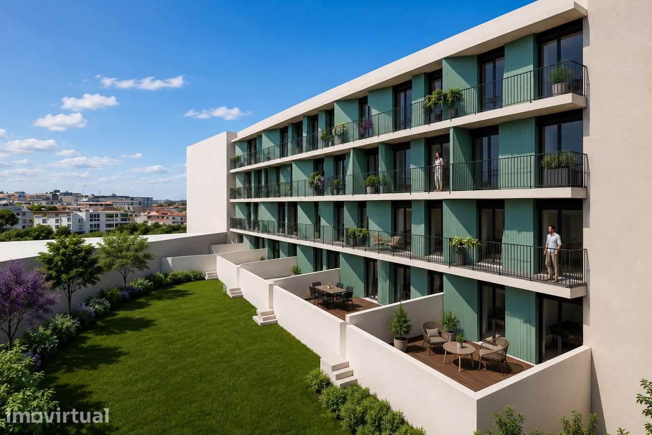 Costa Cabral Flats: T1 Novo 97m² c/ Terraço, Garagem e junto ao HSJoão - Grande imagem: 3/5