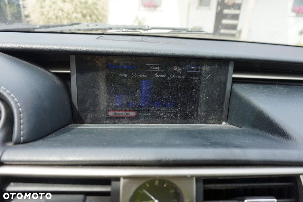 WYŚWIETLACZ EKRAN IS III E3 86110-53011 86134-53030 LEXUS 2013-2017 - 1