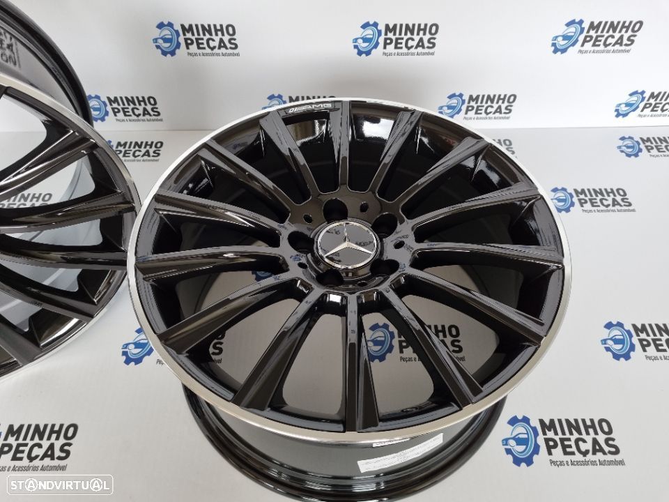 Jantes Mercedes (C63) AMG Turbine em 18 Gloss Black - 7