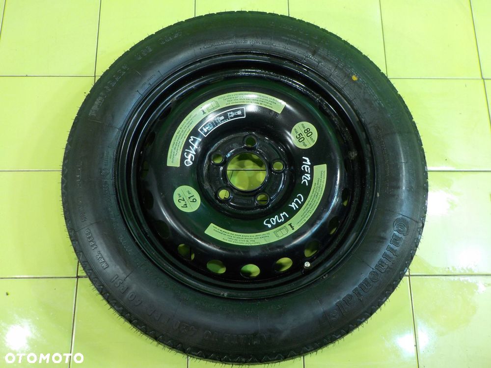MERCEDES CLK W209 kolo dojazdowe 125/90/16 5x112 - 1